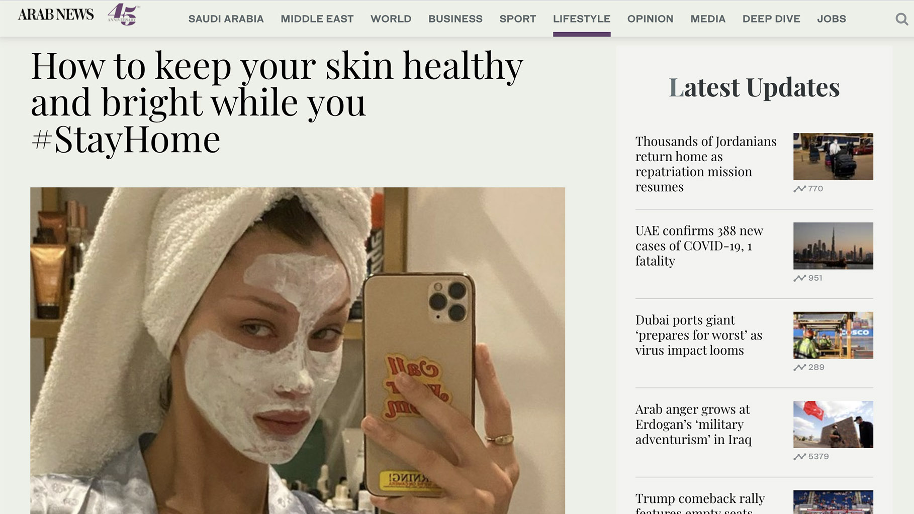 How to keep your skin healthy and bright while you 
